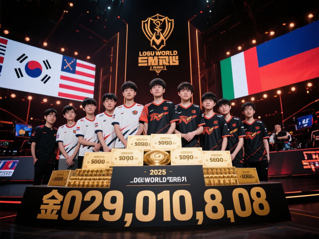 2025 LOL世界总决赛奖金池创历史新高，冠军奖励令人震撼！